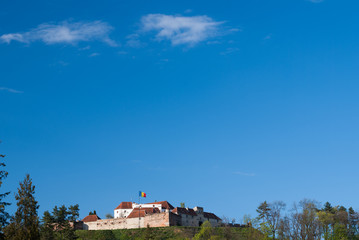 Brasov Fortress, part of the city outer fortification system.