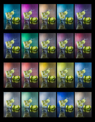 Fototapeta premium Mojito cocktail at the club