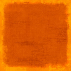 Orange scratched vintage background