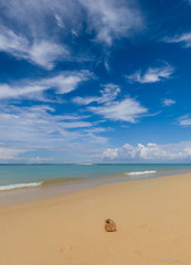 Fototapeta na wymiar Beautiful tropical white sand beach, Thailand