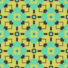 Materiał do szycia Abstract Retro Pattern