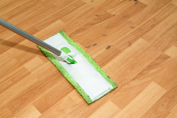 Mop Cleaning Parquet
