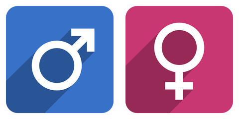 male female gender icons