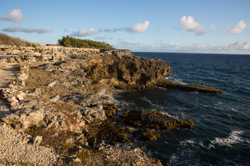 Fototapeta na wymiar Cape north point on the island of Barbados