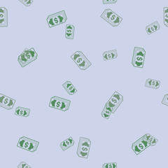 seamless background: money