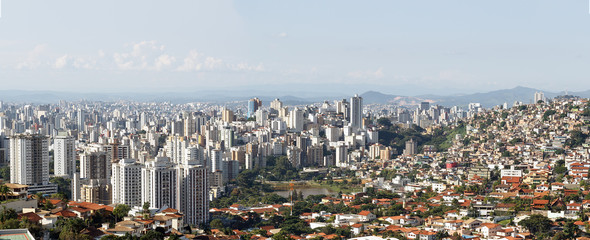 Social inequality at Belo Horizonte, Minas Gerais, Brazil