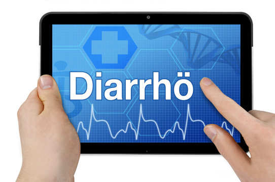 Tablet mit Interface und Diarrhö