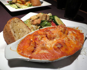 Baked Cappelletti in Rose Sauce