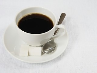 Cup of black coffee