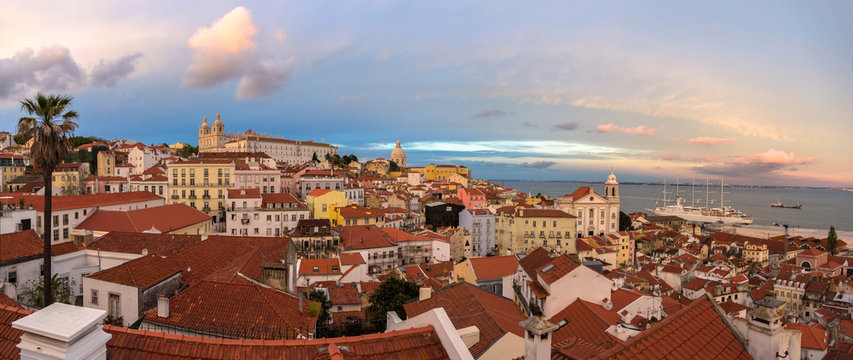 View Lisbon and the Tagus river - Portugal