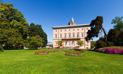 Villa Ciani in the botanical garden of the city of Lugano