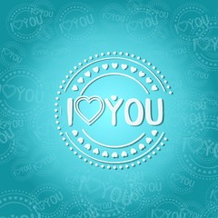 I love you sign background
