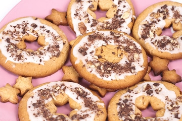 shortbread cookie on the plate