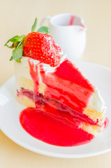 Cake strawberry