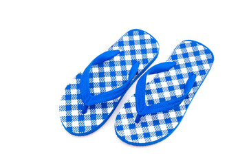 Flip flops isolated white background