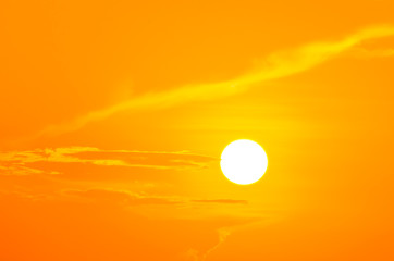 Sunset sky