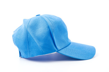 Baseball cap isolated white background