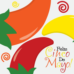 Cinco de Mayo (Happy 5th of May) card in vector format.