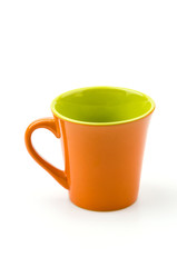Isolated Orange mug