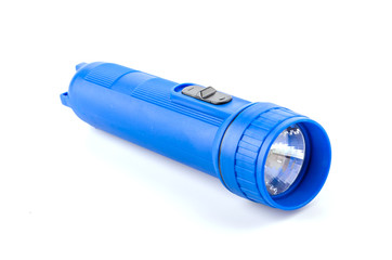 Flashlight isolated white background