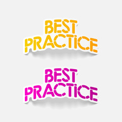 realistic design element: best practice