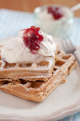 Frühstücks Waffeln