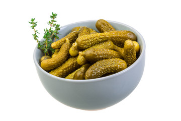 Marinated cucumbers