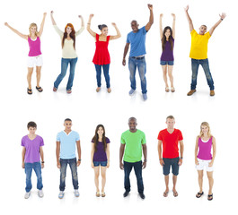 Obraz premium Group of People Standing