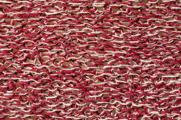 Coarse woolen fabric