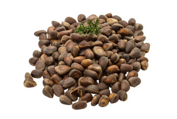 Cedar nut heap