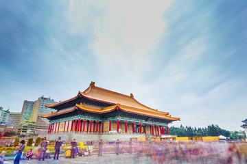 Obraz premium TAIPEI, TAIWAN - March 16: Chiang Kai Shek memorial hall, Taiwan