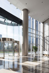 empty hall in the modern office building