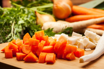 Fresh chopped vegetables © Sławomir Fajer