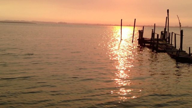 Sunrise on the river