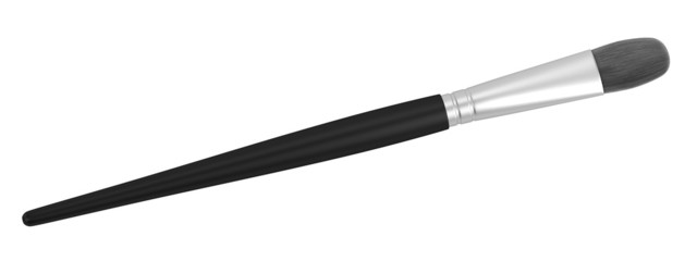 realistic 3d render of brush