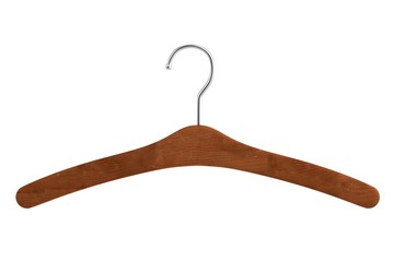 realistic 3d render of clothes hanger
