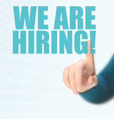 We're hiring advertisement