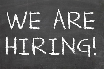 We're hiring advertisement