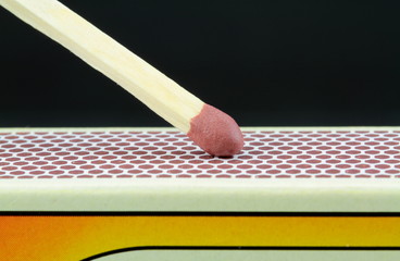 match ,close up image