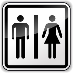 Vector man woman access