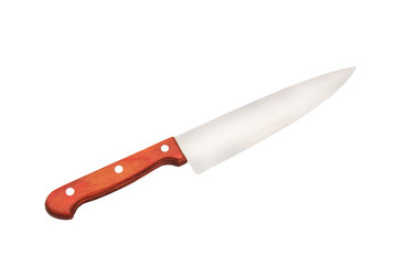 kitchen knife on a white background