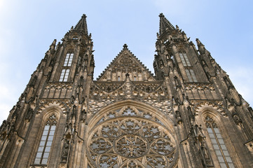 Fototapeta na wymiar Saint Vit katedry w Pradze
