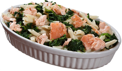 Nudelauflauf mit lachs