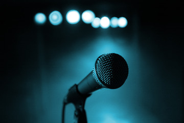 Microphone at concert - 64217557