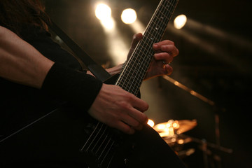 Guitarist's hands