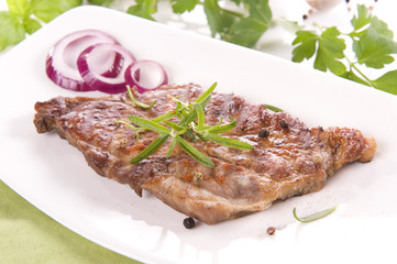 Grilled steak