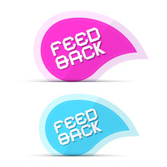 Paper Feedback Icons Illustration Isolated on White Background