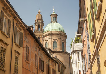 Street view in Reggio Emilia