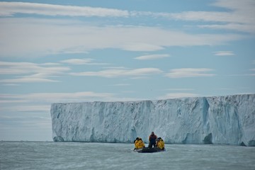 Close-up of Brasvellbreen in Nordaustlandet