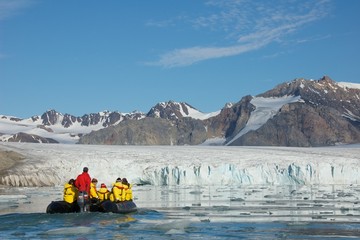 July 14 Glacier in Svalbard